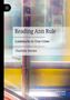 „Reading Ann Rule: Landmarks in True Crime“ von Charlotte Barnes. Farbig unscharfer Hintergrund, geometrische Formen., Buch
