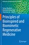 Buchtitel: "Principles of Bioinspired and Biomimetic Regenerative Medicine". Grüne Muster und blaues Layout, Springer-Logo., Buch