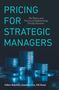 "Pricing for Strategic Managers" in blaugrüner Schrift, darunter Stapel von Münzen., Buch