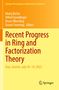 Titel: Recent Progress in Ring and Factorization Theory. Graz, Austria, July 10–14, 2023. Springer-Logo unten rechts., Buch