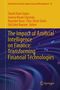 "The Impact of Artificial Intelligence on Finance: Transforming Financial Technologies." Gelbe und blaue abstrakte Grafik., Buch