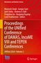 Text: "Proceedings of the UNIified Conference of DAMAS, IncoME VIII and TEPEN Conferences." Roter Hintergrund, Springer-Logo., Buch