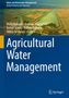Text: "Water and Wastewater Management, Global Problems and Measures, Agricultural Water Management". Luftaufnahme von Feldern und einem Fluss., Buch