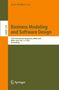 Titel: "Business Modeling and Software Design". Hinweis auf Symposium in Mailand, 2025. Springer-Logo unten.