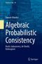 "Algebraic Probabilistic Consistency" von Daniele Mundici, mit einem blauen Stadtbild im Hintergrund., Buch