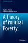 Titel: "A Theory of Political Poverty". Autoren: Elia R.G. Pusterla, Francesca Pusterla Piccin. Blauer Hintergrund. Springer-Logo., Buch