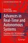 "Advances in Real-Time and Autonomous Systems" vor rotem Hintergrund mit abstraktem Netzwerkdesign; Springer-Logo unten., Buch