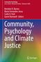 Titel: "Community, Psychology and Climate Justice". Autoren: Brendon R. Barnes u. a. Verlagslogo: Springer. Buntes Farbverlaufen., Buch