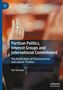 "Partisan Politics, Interest Groups and International Commitment" mit unscharfem Hintergrund aus erhobenen Händen., Buch