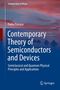 "Contemporary Theory of Semiconductors and Devices" von Pedro Pereyra. Hintergrund: Abstrakter Himmel, Meer und Berge., Buch