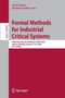 Formal Methods for Industrial Critical Systems, Buch