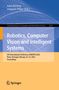 Robotics, Computer Vision and Intelligent Systems, Buch