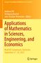 "Applications of Mathematics in Sciences, Engineering, and Economics" in gelber und oranger Farbgestaltung, Springer-Logo unten., Buch