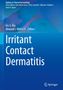 Buchcover: "Irritant Contact Dermatitis" von Iris S. Ale und Howard I. Maibach. Blaue, abstrakte Hintergrundgrafik. Logo unten., Buch