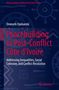 Buchcover mit Text: "Peacebuilding in Post-Conflict Côte d'Ivoire". Untertitel über soziale Kohäsion und Konfliktlösung., Buch