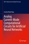 Cosmin Radu Popa: Analog Current-Mode Computational Circuits for Artificial Neural Networks, Buch