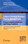 „Subject-Oriented Business Process Management“, Konferenz in München 2025, Springer-Logo und bunte Buchstaben., Buch