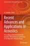 : Recent Advances and Applications in Acoustics, Buch