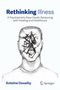„Rethinking Illness: A Psychiatrist’s Near-Death Reckoning with Healing and Healthcare“ von Antoine Douaihy. Zeichnung eines Kopfes mit abstrakter Geometrie im Gesicht., Buch