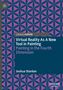 "Virtual Reality As A New Tool in Painting" und "Painting in the Fourth Dimension" von Joshua Stanton. Blumenmusterhintergrund., Buch