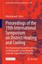 "Proceedings of the 19th International Symposium on District Heating and Cooling", mit abstraktem roten Hintergrund., Buch