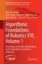 Algorithmic Foundations of Robotics XVI, Volume 1, Buch