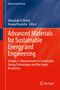 "Advanced Materials for Sustainable Energy and Engineering. Volume 2: Advancements in Sustainable Energy Technologies.", Buch