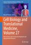 Titel: "Cell Biology and Translational Medicine, Volume 27". Illustration mit Silhouette und DNA-Symbol., Buch