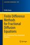 "Finite Difference Methods for Fractional Diffusion Equations" von Ercília Sousa im Springer-Design., Buch