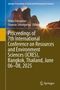 Proceedings of 7th International Conference on Resources and Environment Sciences (ICRES), Bangkok, Thailand, June 06-08, 2025, Buch