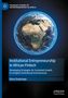Oben links: „PALGRAVE STUDIES OF ENTREPRENEURSHIP IN AFRICA.“ Darstellung einer vernetzten Erde mit blauem Netzwerk., Buch