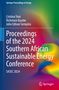 "Proceedings of the 2024 Southern African Sustainable Energy Conference, SASEC 2024. Autoren: Cristina Trois, Richmore Kaseke, John Edison Sempiira. Springer-Logo unten.", Buch