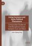 „Living Existence and Socio-Political Phenomena“, „John Zijiang Ding“. Hintergrund: Abstrakte Silhouetten, links ein Logo., Buch