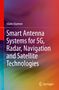 Titel: "Smart Antenna Systems for 5G, Radar, Navigation and Satellite Technologies". Autor: Islam Islamov. Bunte Hintergrundverläufe., Buch