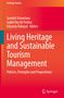 „Living Heritage and Sustainable Tourism Management“ in Großschrift auf rotem Hintergrund, Springer-Logo unten., Buch
