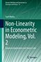 Titel: "Non-Linearity in Econometric Modeling, Vol. 2". Autor: Sarit Maitra. Verlag: Springer. Grüntöne mit Linienmuster., Buch