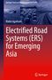 Titel: Electrified Road Systems (ERS) for Emerging Asia. Bild oben: Flugzeug und Autobahn bei Dämmerung. Logo unten: Springer., Buch