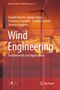 „Research Topics in Wind Energy 9“. Buchautoren: Daniele Rocchi u.a. Titel: „Wind Engineering“. Hintergrund: Windräder bei Sonnenuntergang., Buch