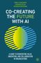 Text: "Co-Creating the Future with AI". Blaues Cover, gelb-blaues Logo mit gestricheltem Kreis in der Mitte., Buch