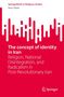 "The concept of identity in Iran. Religion, National Disintegration, and Radicalism in Post-Revolutionary Iran" von Reza Talebi. Oben ein abstraktes, rotes Design. Springer-Logo unten rechts., Buch