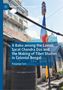 Titel: "A Babu among the Lamas: Sarat Chandra Das and the Making of Tibet Studies in Colonial Bengal" von Parjanya Sen. 

Logo: Oben links. 

Hintergrund: Gebäude und ein bunter Mast mit Gebetsfahnen., Buch