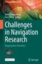 „Challenges in Navigation Research“, bunte abstrakte Formen, Logos von „Ernst Strüngmann Forum“ und „Springer“., Buch