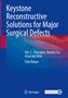 "Keystone Reconstructive Solutions for Major Surgical Defects" ist oben. Unten links ein Logo, rechts Text "MOREMEDIA"., Buch