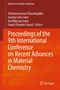 Titel: "Proceedings of the 9th International Conference on Recent Advances in Material Chemistry." Roter Hintergrund., Buch