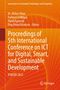 Buchcover mit weißem Text: "Proceedings of 5th International Conference on ICT for Digital, Smart, and Sustainable Development"., Buch
