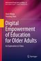 „Digital Empowerment of Education for Older Adults: An Exploration in China.“ Buchtitel auf lila Hintergrund., Buch