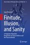 "Buchtitel: Finitude, Illusion, and Sanity. Autor: Sami Pihlström. Blauer Hintergrund mit moderner Skulptur.", Buch