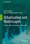 Text: "Urbanisation and Waterscapes: Resilience and Sustainability in Urban Deltas." Oben flussdurchzogenes Landschaftsbild. Logo unten., Buch