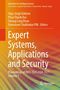 "Expert Systems, Applications and Security" in Weiß auf orangefarbenem Hintergrund. Unten Springer-Logo., Buch