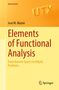 "Elements of Functional Analysis. From Banach Spaces to Elliptic Problems." Autorenname oben, Springer-Logo unten rechts., Buch